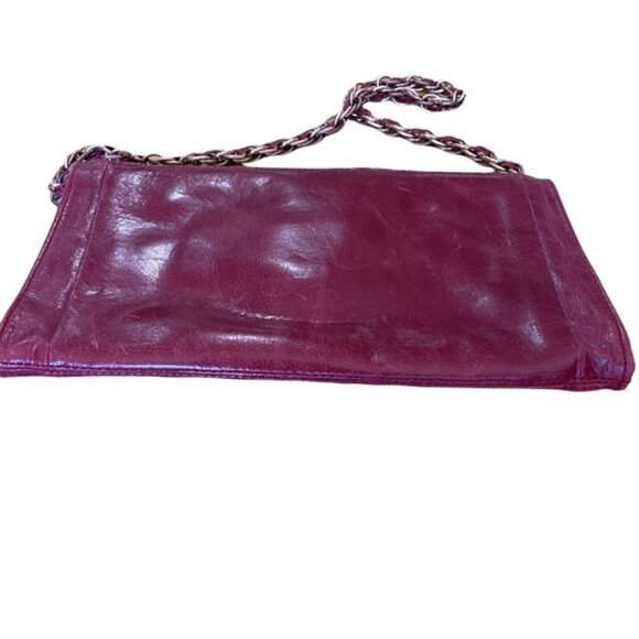 Elliott Lucca Burgundy Leather Purse OS - Picture 5 of 9